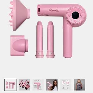 Pink Hair Dryer Set by Mermaid Hair